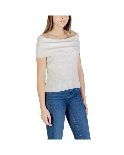 ONLY Blue White Polyester T