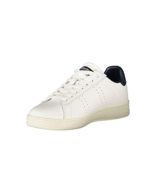Blauer White Leather Sneaker for men