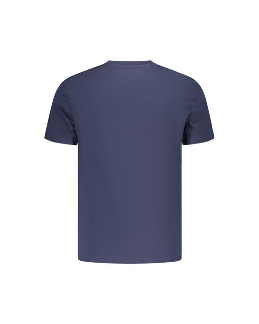 Tommy Hilfiger Blue Cotton T-Shirt for men