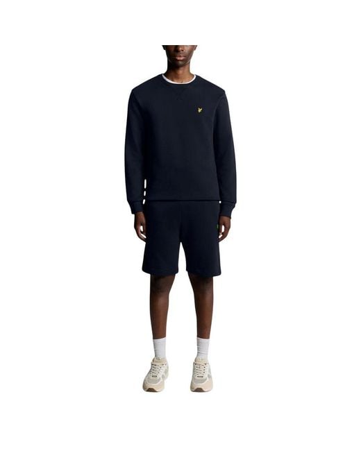 Lyle & Scott Blue Cotton Sweatshirt for men