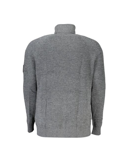 Calvin Klein Gray Wool Shirt for men