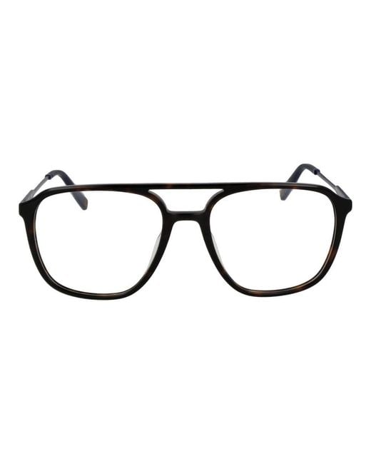 Fila Black Brown Cellulose Acetate Glasses (frames) for men