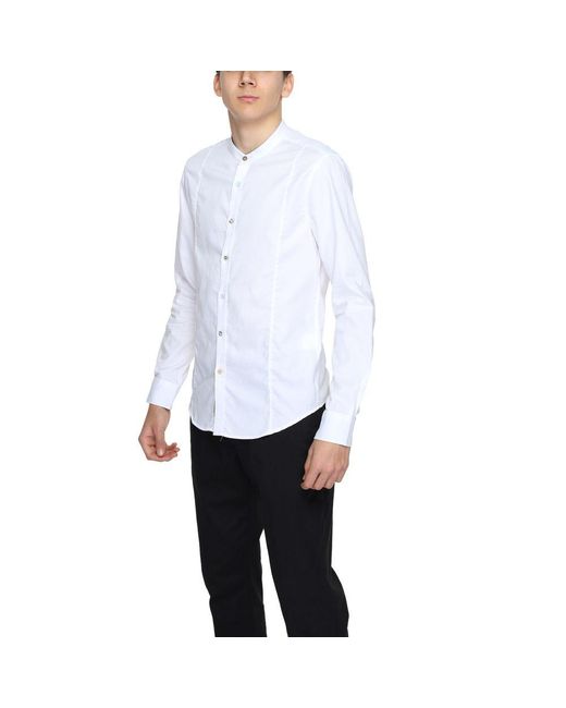 Gianni Lupo White Cotton Shirt for men