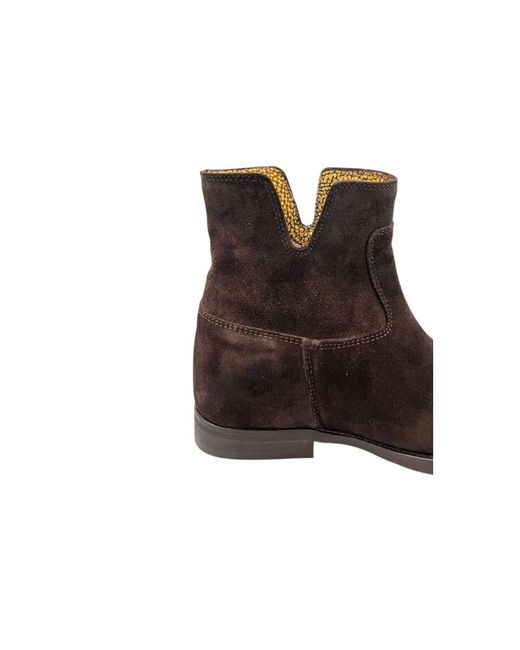 Borbonese Black Brown Leather Boot