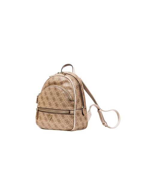 Guess Natural Beige Polyethylene Backpack