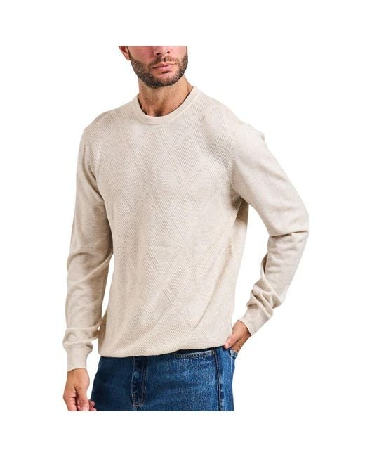 Guess Natural Beige Polyacrylic Sweatshirt for men