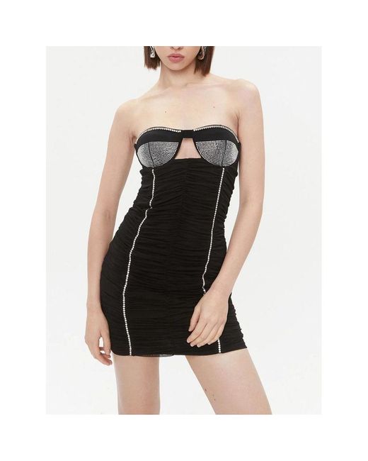 Patrizia Pepe Black Nylon Casual Dress