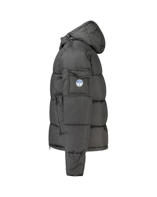 North Sails Gray Polyester Jacket for men