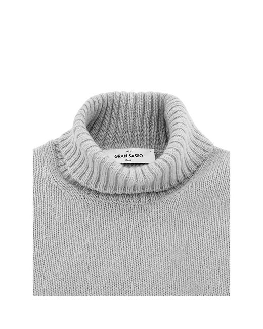 Gran Sasso Gray Wool Turtleneck for men