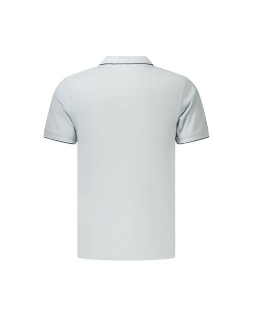COVERI MOVING Blue Azzurro Cotton Men's Polo for men