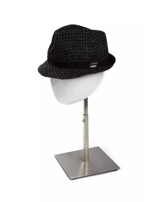 Byblos Black Elegant Wool Blend Hat