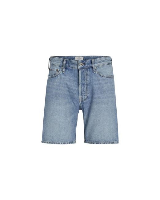 Jack & Jones Blue Jack Jones Cotton Short for men