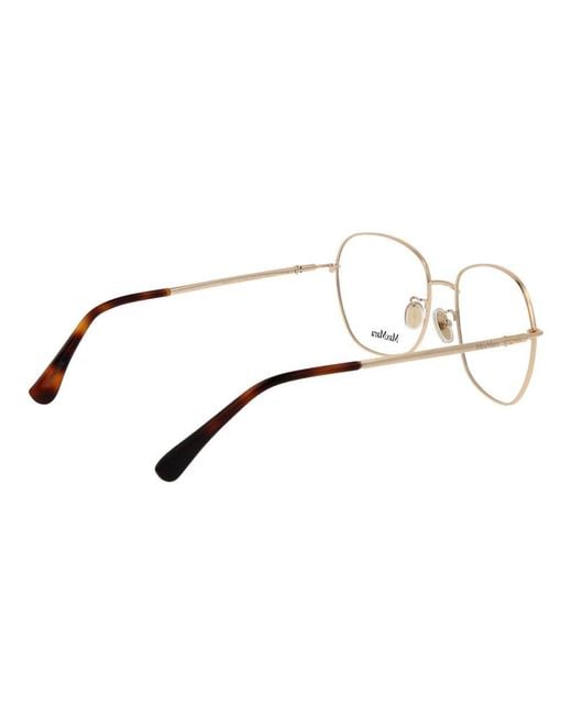 Max Mara Metallic Gold Metal Glasses (frames)
