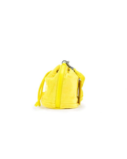 Marc Jacobs Yellow The Bucket Bag Terry Crossbody Bag Purse