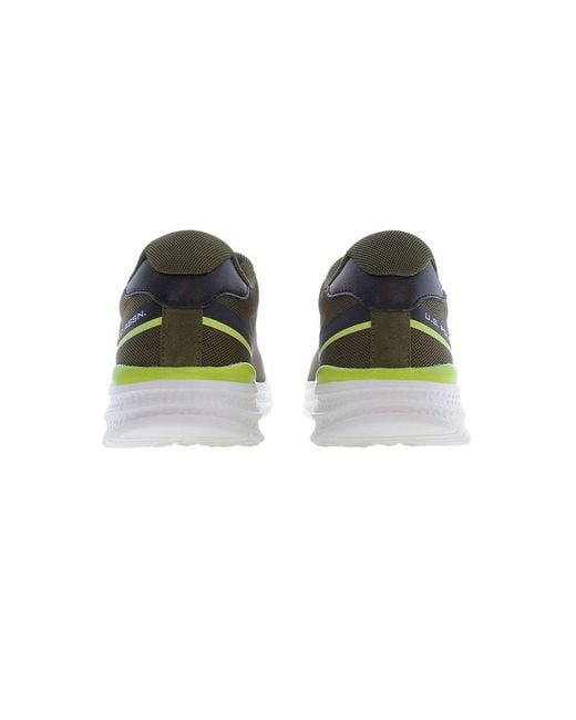 U.S. POLO ASSN. Green Polyester Sneaker for men