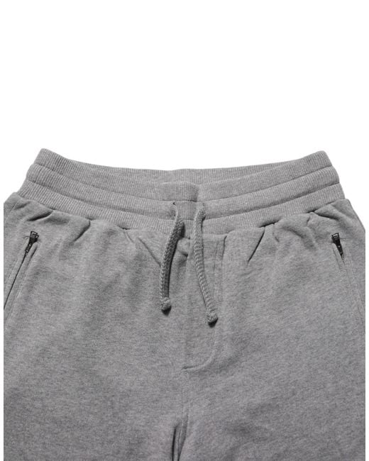 Dolce & Gabbana Gray Drawstring Waistband Joggers for men