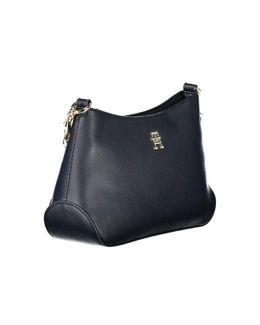 Tommy Hilfiger Blue Polyester Shoulder Bag