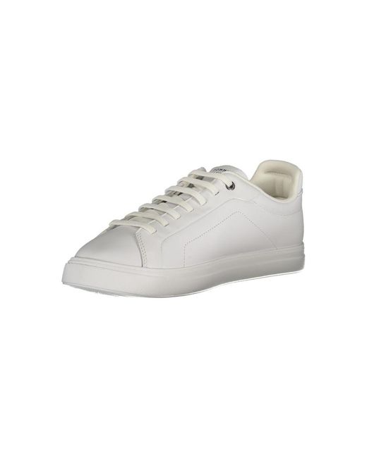 Tommy Hilfiger White Polyester Sneaker for men