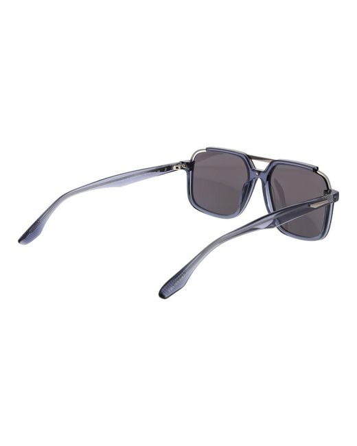 Trussardi Multicolor Blue Acetate & Stainless Steel Sunglasses for men