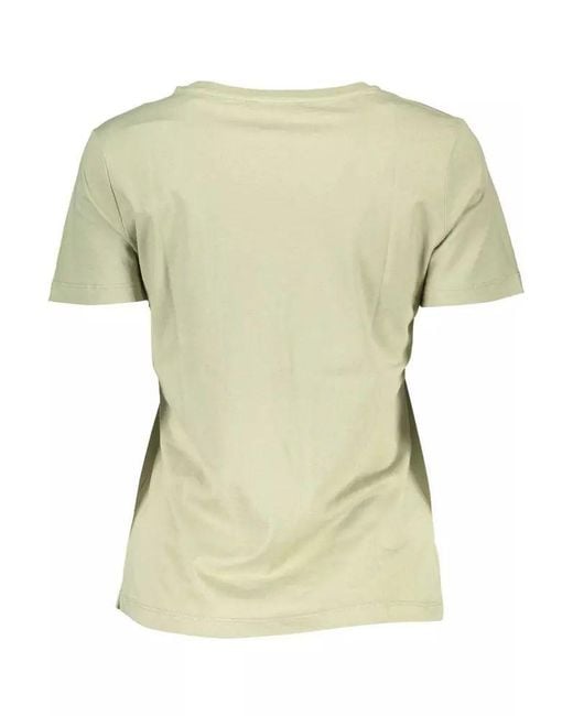 Guess Green Cotton Tops & T-shirt
