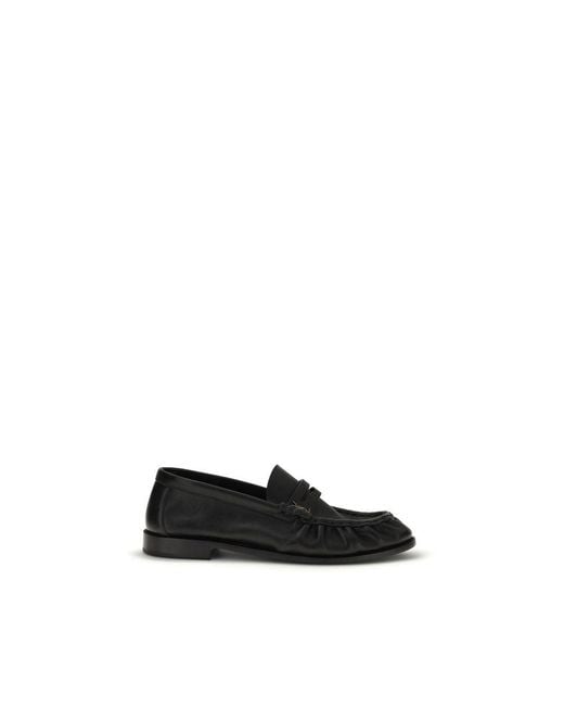 Saint Laurent Black Calf Leather Bos Taurus Slip for men