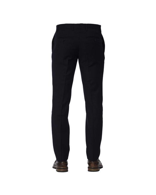 Trussardi Black Blue Polyester Jeans & Pant for men