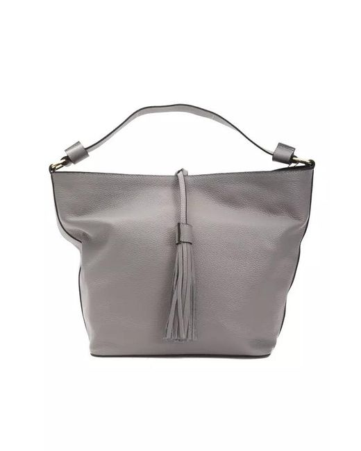 Pompei Donatella Gray Fog Shoulder Bag