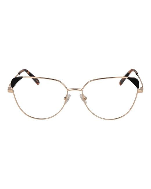 Emilio Pucci Metallic Gold Metal Glasses (frames)
