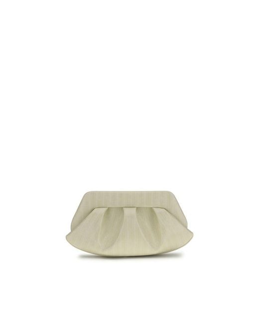 THEMOIRÈ Natural White Polyethylene Clutch Bag