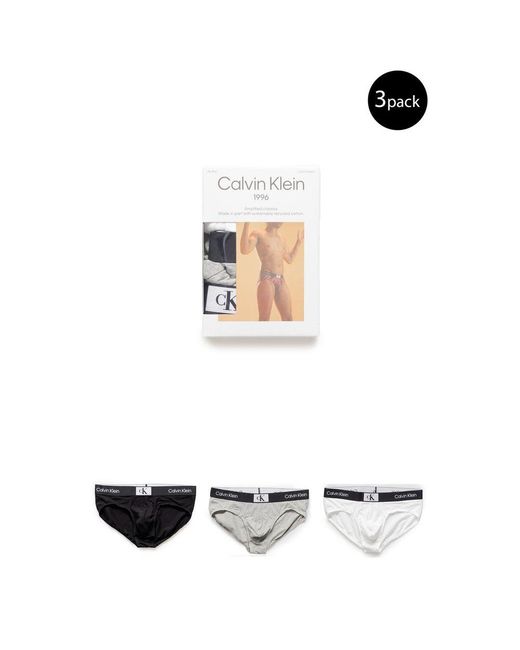 Calvin Klein White Cotton Underwear for men