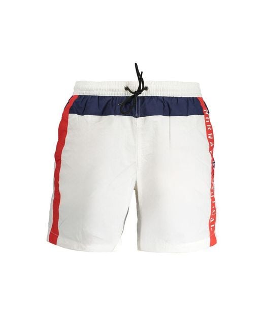Norway 1963 Blue Polyester Swimwear for men