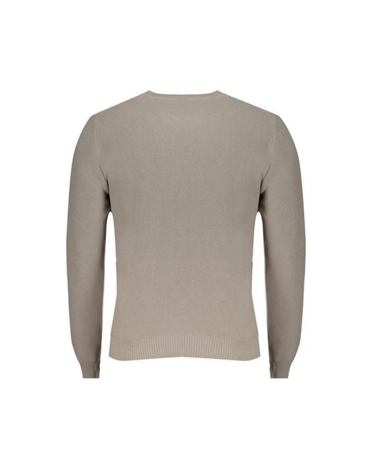 North Sails Gray Cotton Sweater for men
