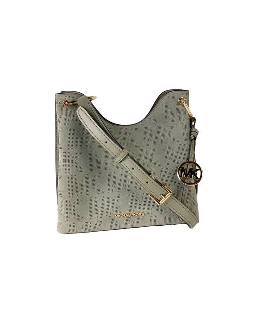 Michael Kors Gray Jet Set Item Small Crossbody Bag