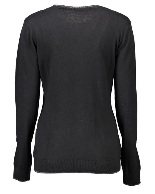 U.S. POLO ASSN. Black Cotton Sweater