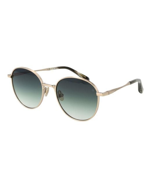 Scotch & Soda Blue Metal Sunglasses