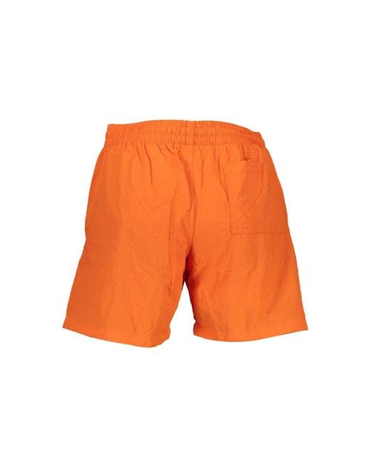 Norway 1963 Orange Polymide Men's Swimwear for men