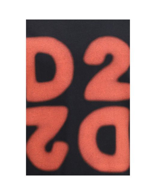 DSquared² Black Cotton T for men