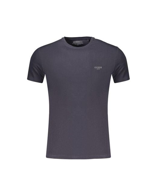 Guess Blue Cotton Men's T for men