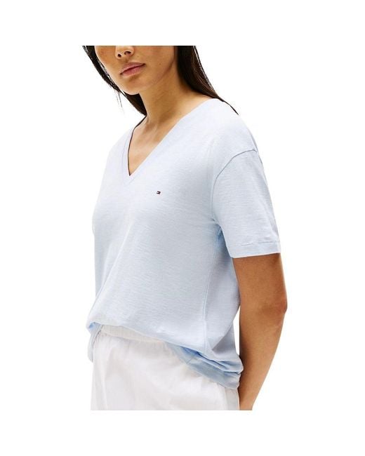 Tommy Hilfiger Blue Organic Cotton T