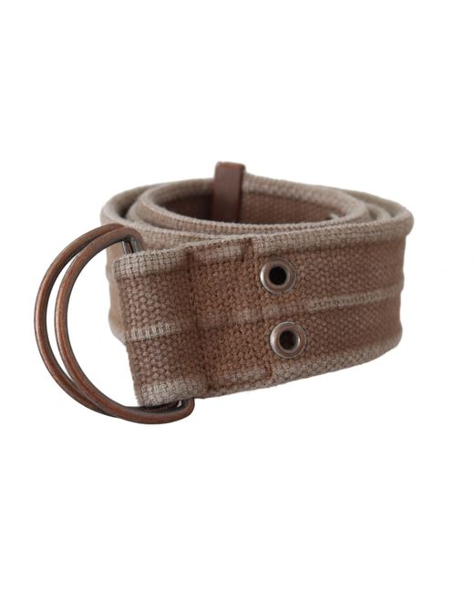 Dolce & Gabbana Brown Chic Leather Adjustable Belt