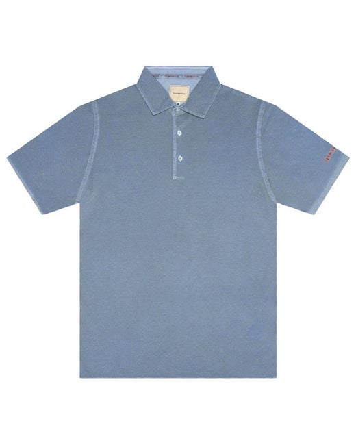 Tramarossa Light Blue Cotton Polo Shirt for men