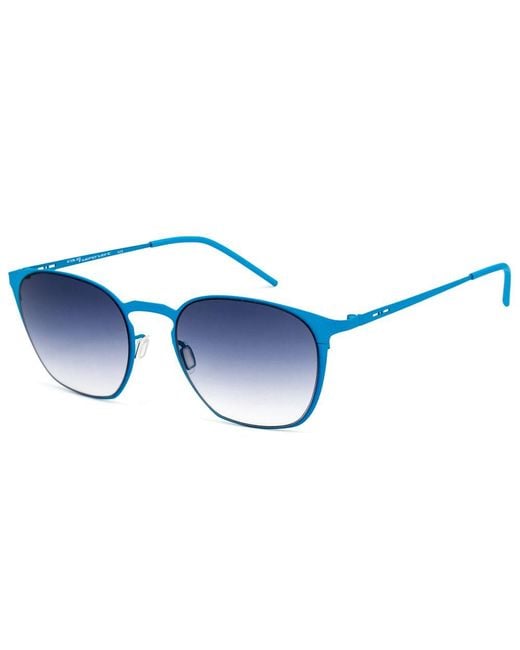 Italia Independent Blue Metal Sunglasses