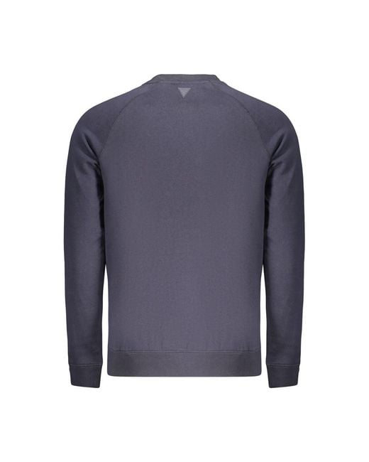 Guess Blue Cotton Men's Sweatshirt for men