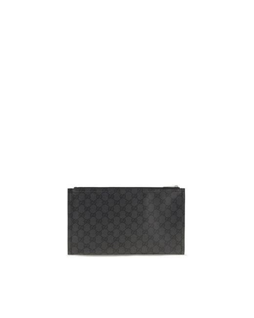 Gucci Black Fabric Clutch Bag for men