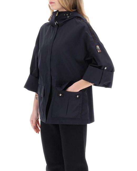 Parajumpers Blue "hailee Hooded Midi Park