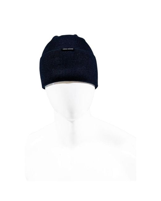 ARMANI EXCHANGE Blue Marabou Cap (baseball Hat) for men