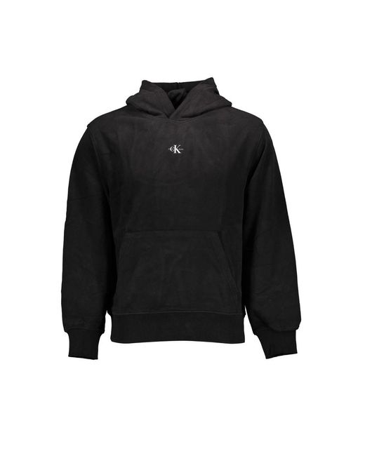 Calvin Klein Black Cotton Men Sweater for men
