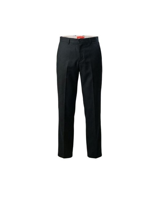 Gianni Lupo Black Polyester Skinny Pants for men