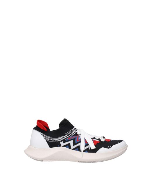 Missoni Blue Fabric Sneakers