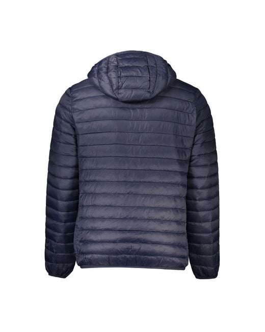 Roberto Cavalli Blue Polyamide Jacket for men